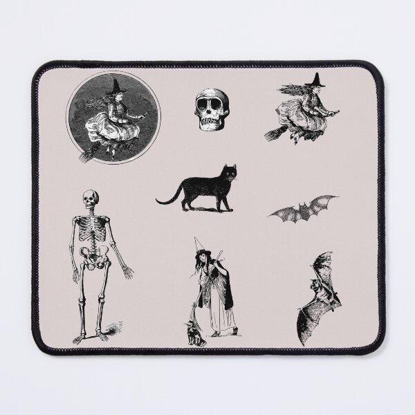Item preview, Vintage Halloween Illustration & Sticker Pack designed and sold by Bellathewilde.
