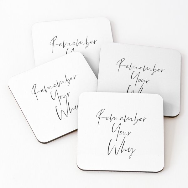 Item preview, Remember Your Why. Inspirational Quote designed and sold by Simple Soul.