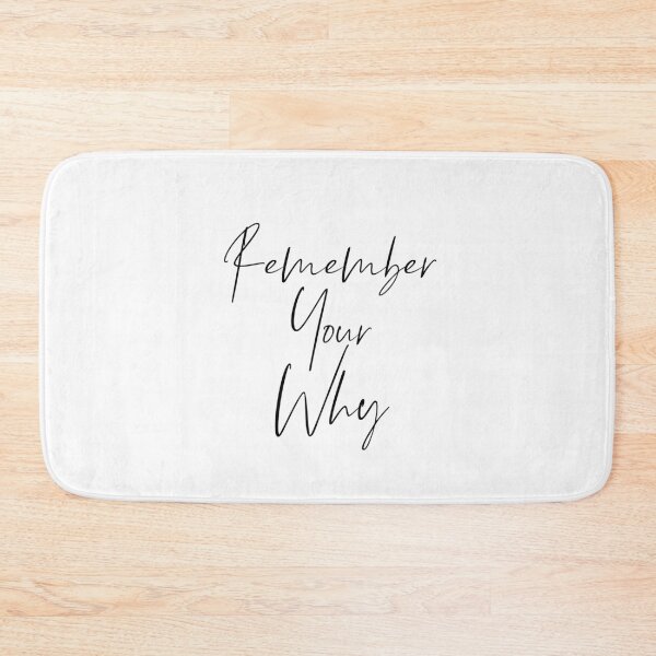 Item preview, Remember Your Why. Inspirational Quote designed and sold by Simple Soul.