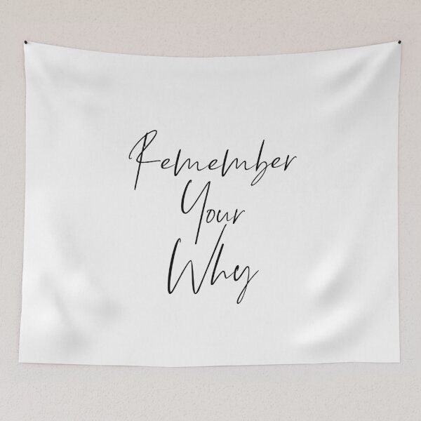 Item preview, Remember Your Why. Inspirational Quote designed and sold by Simple Soul.