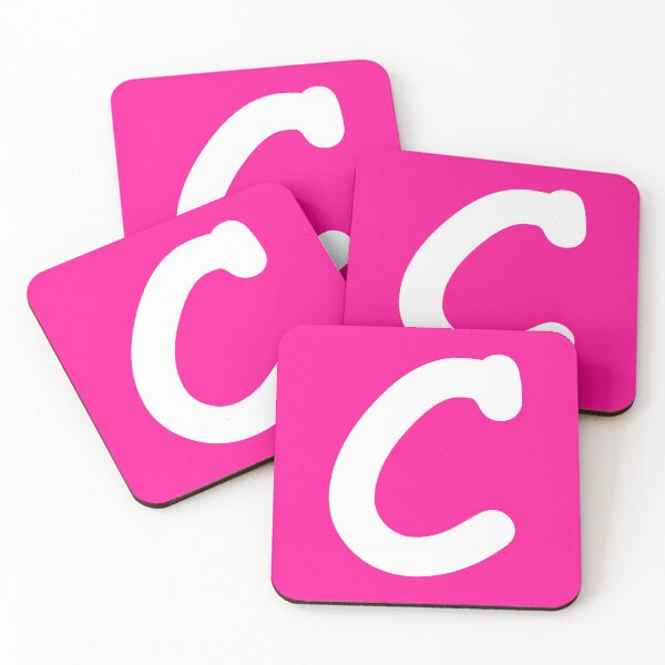 Item preview, Pink Letter C Capital Alphabet Girls Birthday Gift designed and sold by Shariss.