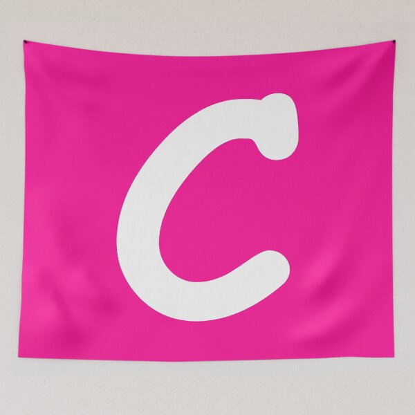 Item preview, Pink Letter C Capital Alphabet Girls Birthday Gift designed and sold by Shariss.