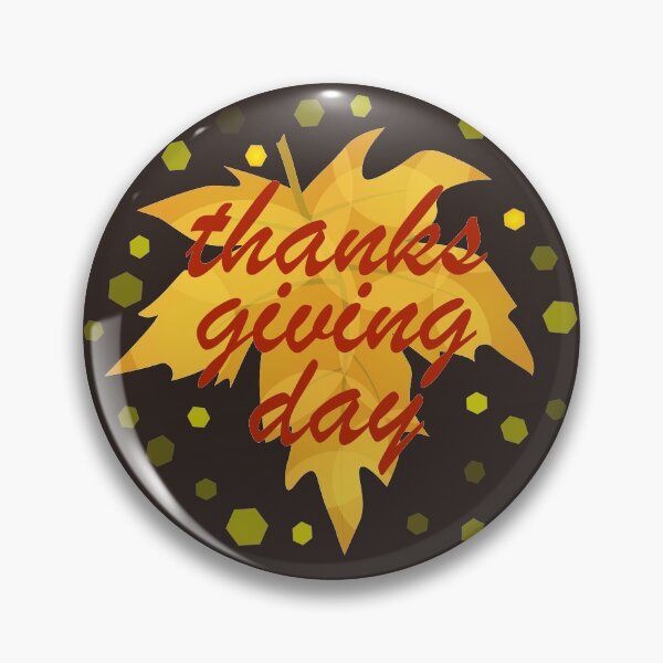 Item preview, Thanksgiving day greeting on autumn leaf designed and sold by CutieBlue.