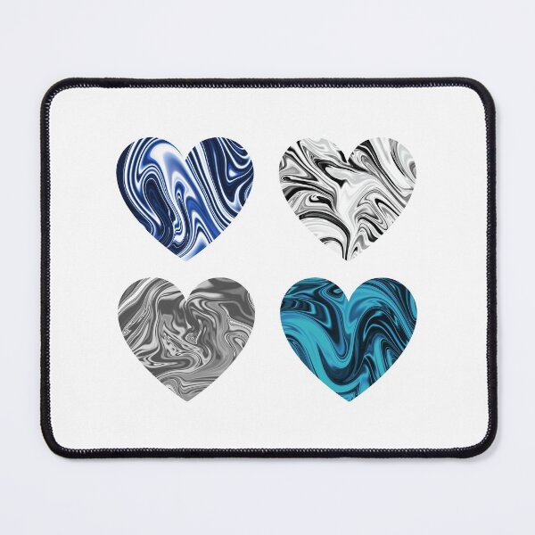 Item preview, Holographic Marble Chrome Hearts Design designed and sold by PrettyPage.