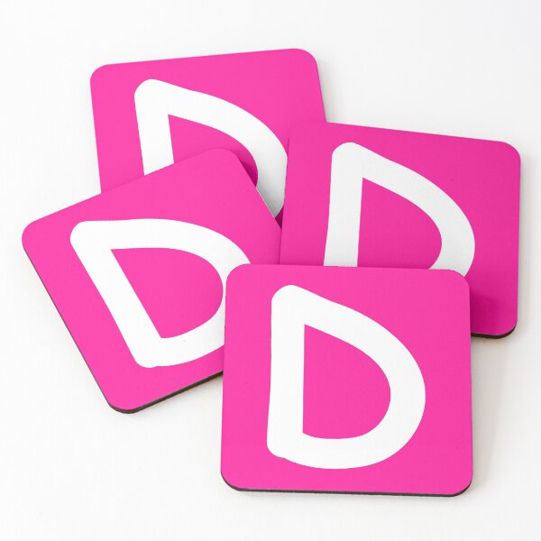 Item preview, Pink Letter D Capital Alphabet Girls Birthday Gift designed and sold by Shariss.