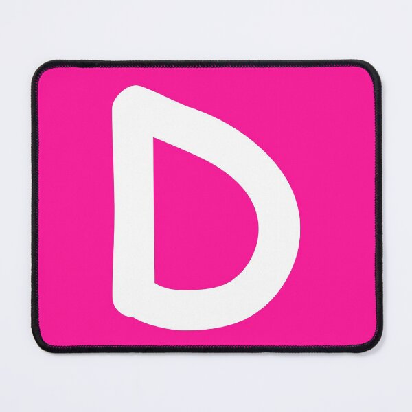 Item preview, Pink Letter D Capital Alphabet Girls Birthday Gift designed and sold by Shariss.