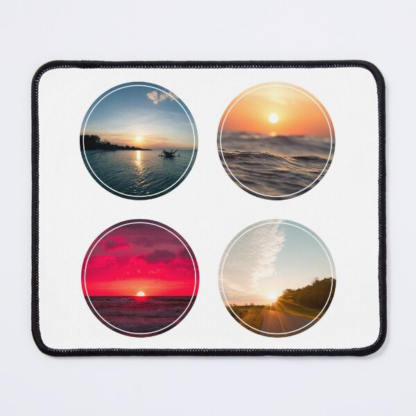 Item preview, Beautiful Glowing Golden Beach Roadside Ocean River Sunrise designed and sold by thecooltable.