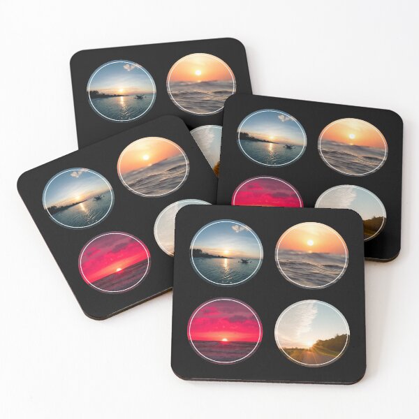 Item preview, Beautiful Glowing Golden Beach Roadside Ocean River Sunrise designed and sold by thecooltable.
