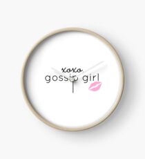 Gossip Girl design Clock