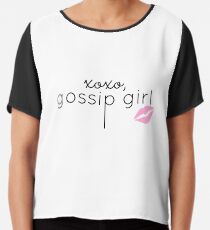 Gossip Girl design Chiffon Top