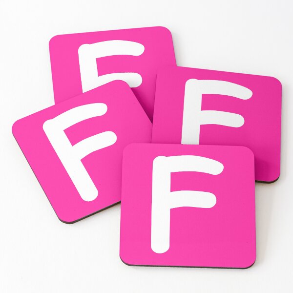 Item preview, Pink Letter F Capital Alphabet Girls Birthday Gift designed and sold by Shariss.