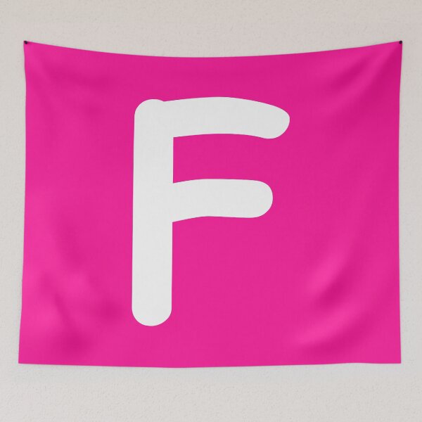 Item preview, Pink Letter F Capital Alphabet Girls Birthday Gift designed and sold by Shariss.