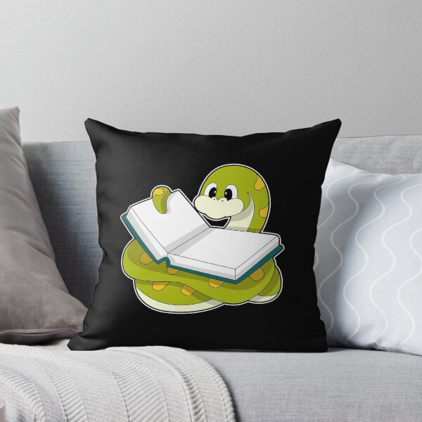 Item preview, Snake at Reading with Book designed and sold by Snabdesign84.