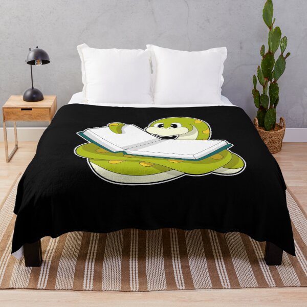 Item preview, Snake at Reading with Book designed and sold by Snabdesign84.