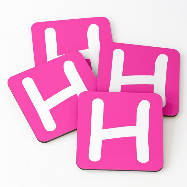 Item preview, Pink Letter H Capital Alphabet Girls Birthday Gift designed and sold by Shariss.
