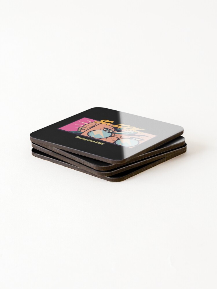 Thumbnail 4 of 5, Coasters (Set of 4), Coming From Rave designed and sold by HiTechMedia.