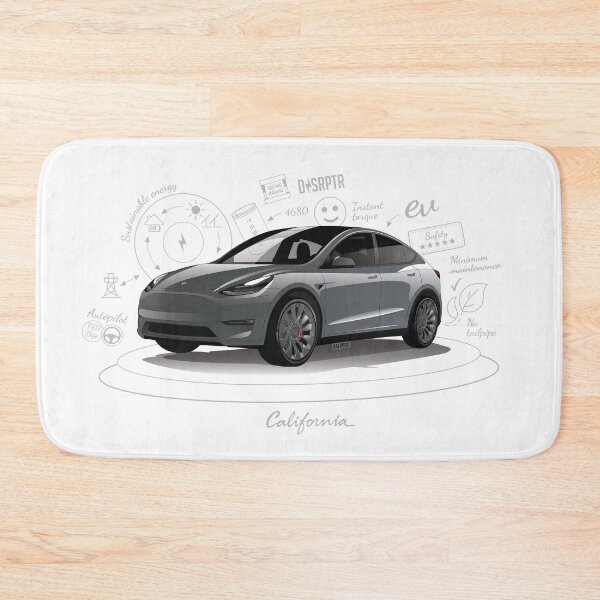 Item preview, Tesla Model Y Original Fan Art serial number: TMY001SILW designed and sold by valrusc.