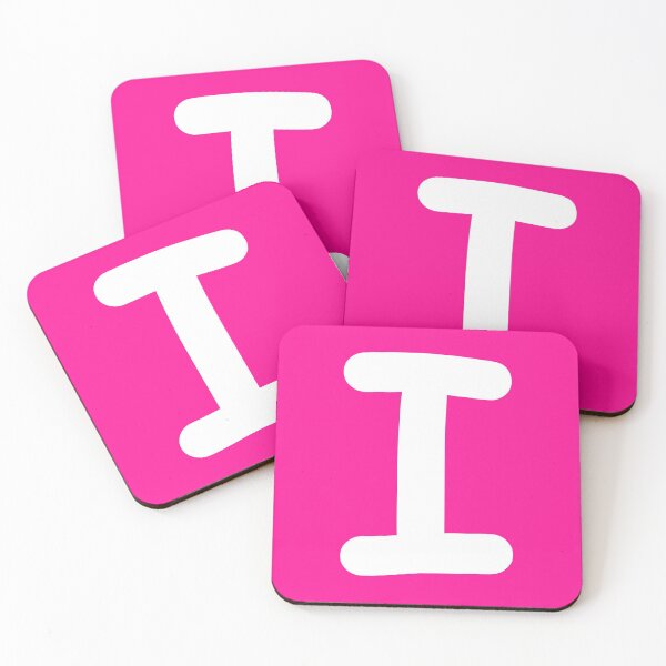 Item preview, Pink Letter I Capital Alphabet Girls Birthday Gift designed and sold by Shariss.