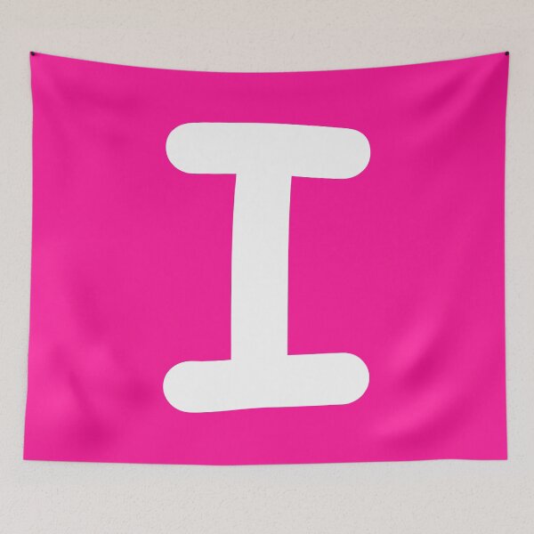 Item preview, Pink Letter I Capital Alphabet Girls Birthday Gift designed and sold by Shariss.
