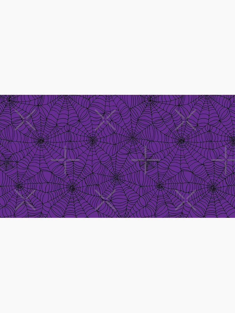 Spider web pattern - purple and black - Halloween pattern by Cecca Designs by Cecca-Designs