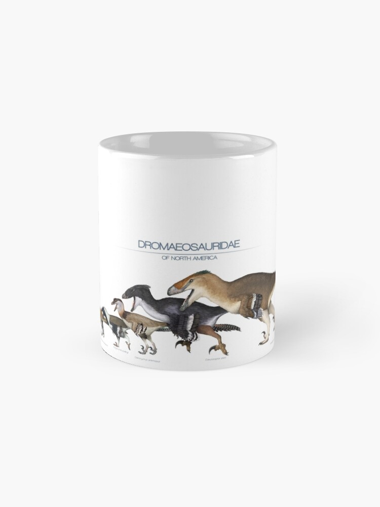 Alternate view of Dromaeosaurid Dinosaurs of north America Mug