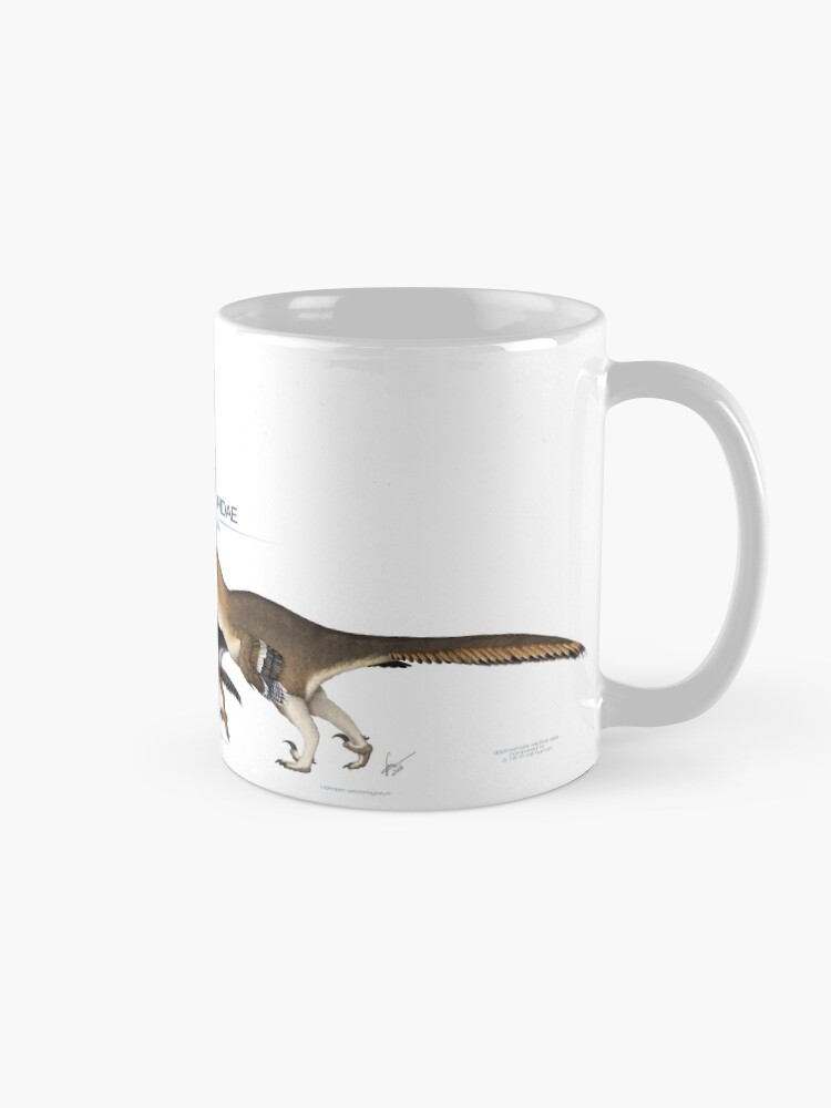 Alternate view of Dromaeosaurid Dinosaurs of north America Mug
