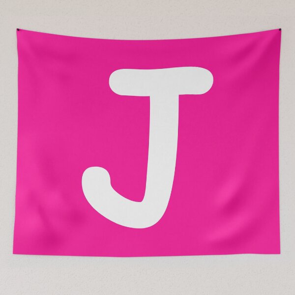 Item preview, Pink Letter J Capital Alphabet Girls Birthday Gift designed and sold by Shariss.