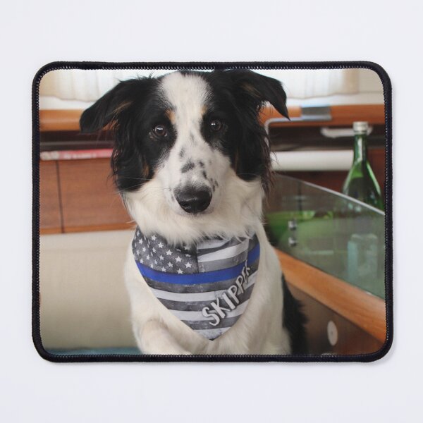 Skipper Backing the Blue Mouse Pad