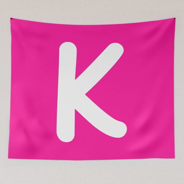 Item preview, Pink Letter K Capital Alphabet Girls Birthday Gift designed and sold by Shariss.