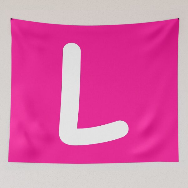 Item preview, Pink Letter L Capital Alphabet Girls Birthday Gift designed and sold by Shariss.