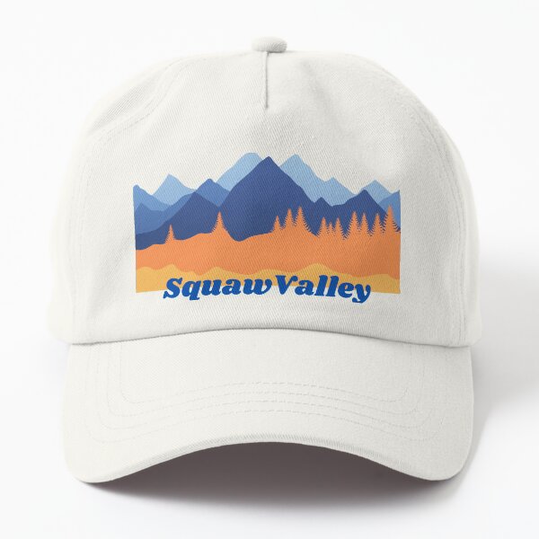 Squaw Valley  Purple Teal 80's Snapback Boardwalk Hat Cap Ski Snowboard Skiing 