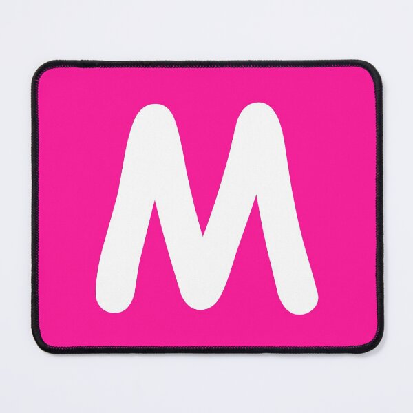 Item preview, Pink Letter M Capital Alphabet Girls Birthday Gift designed and sold by Shariss.