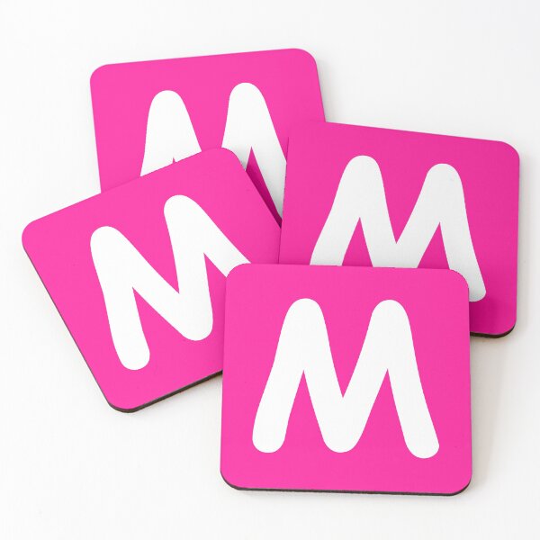 Item preview, Pink Letter M Capital Alphabet Girls Birthday Gift designed and sold by Shariss.