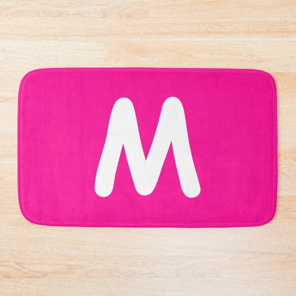 Item preview, Pink Letter M Capital Alphabet Girls Birthday Gift designed and sold by Shariss.