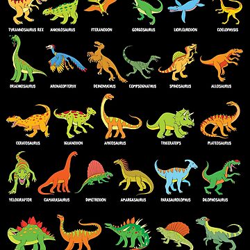 Popular Dinosaurs Poster