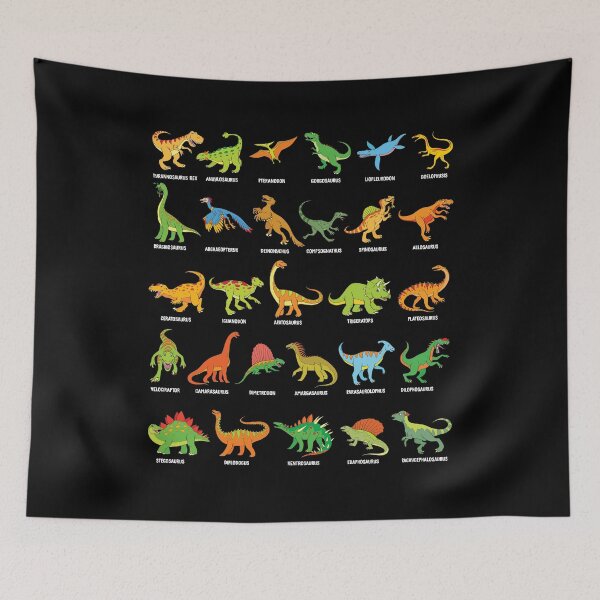 Item preview, Popular Dinosaur Species Dino T-Rex Velociraptor Triceratops Dinosaurs designed and sold by samshirts.