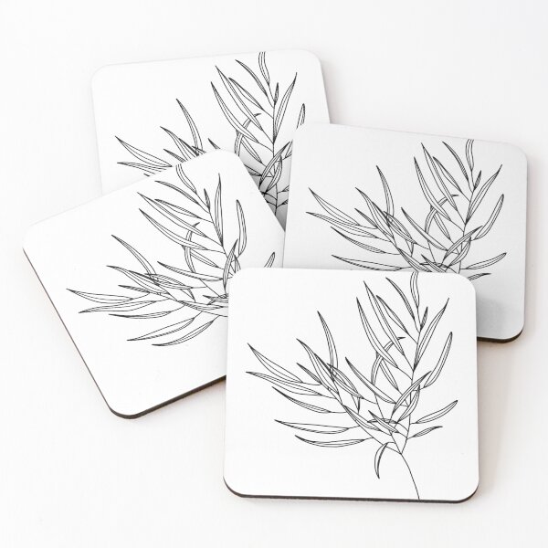 Item preview, Willow Eucalyptus Line Drawing designed and sold by makesbymiss.