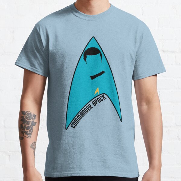 Camiseta Star Trek Kirk Spock Klingon Unisex Regalo Empresarial Gráfico Camiseta Oficial 