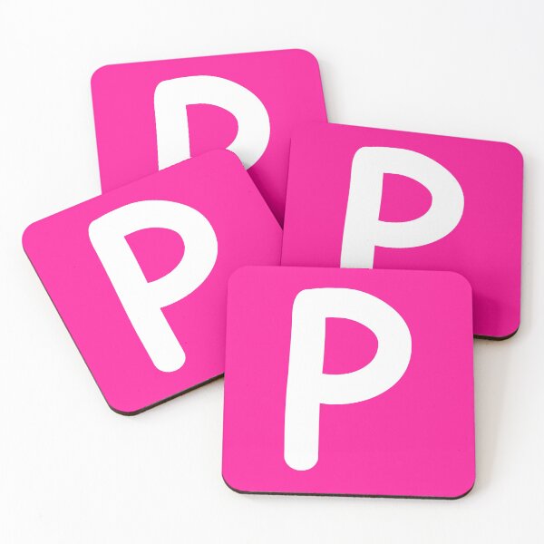 Item preview, Pink Letter P Capital Alphabet Girls Birthday Gift designed and sold by Shariss.