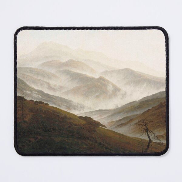 Item preview,  mountain with ascending mist 1820 - caspar david friedrich designed and sold by Vintage Designs +.