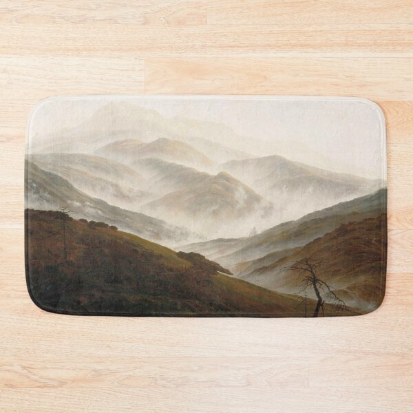 Item preview,  mountain with ascending mist 1820 - caspar david friedrich designed and sold by Vintage Designs +.
