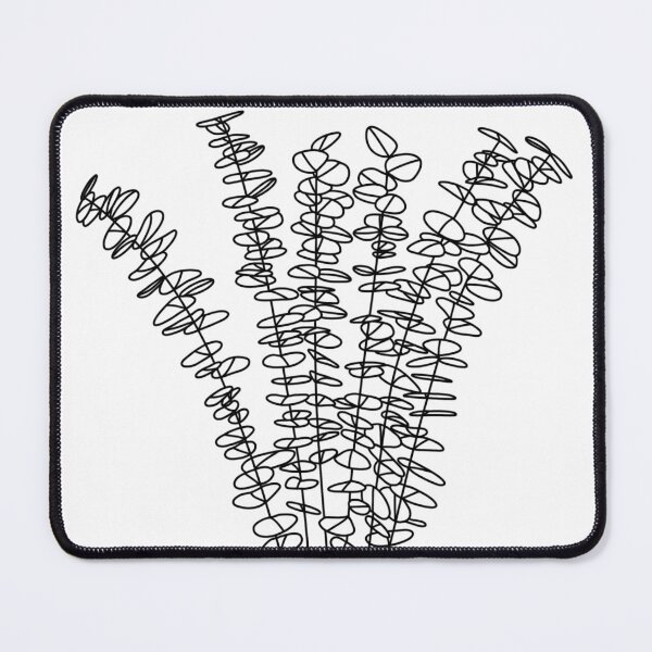 Item preview, Baby Blue Eucalyptus Line Drawing designed and sold by makesbymiss.