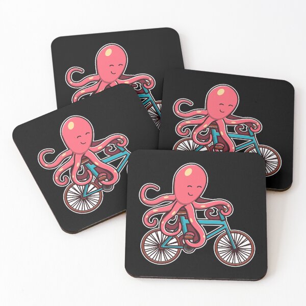 Item preview, Octopus Riding Bicycle octopus design gifts for women product designed and sold by theodoros20.