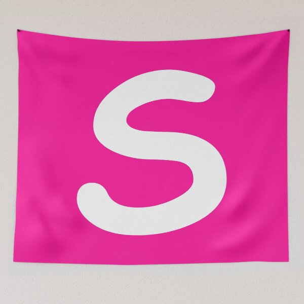 Item preview, Pink Letter S Capital Alphabet Girls Birthday Gift designed and sold by Shariss.