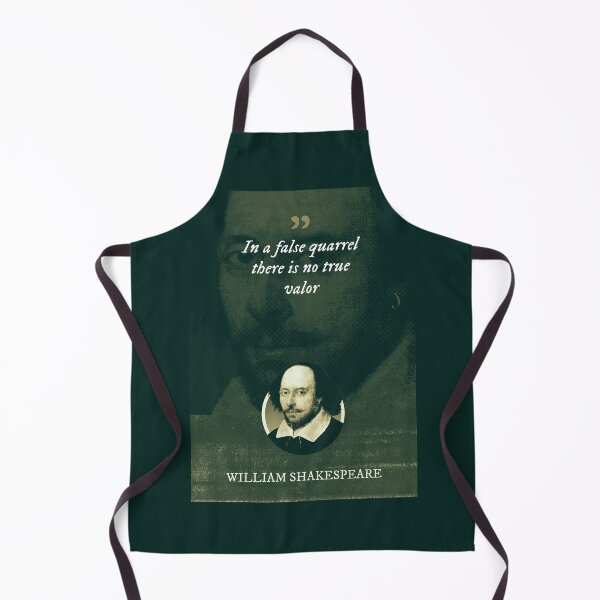 Item preview, William Shakespeare - In a false quarrel there is no true valor designed and sold by Syahrasi.