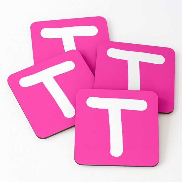 Item preview, Pink Letter T Capital Alphabet Girls Birthday Gift designed and sold by Shariss.