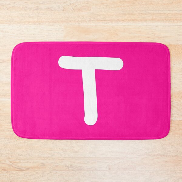 Item preview, Pink Letter T Capital Alphabet Girls Birthday Gift designed and sold by Shariss.