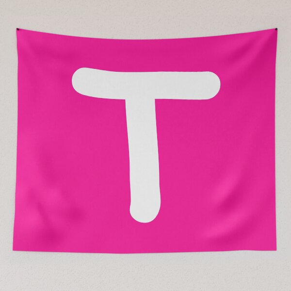 Item preview, Pink Letter T Capital Alphabet Girls Birthday Gift designed and sold by Shariss.