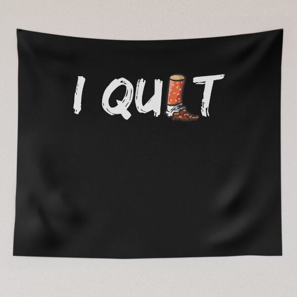 Item preview, I Quit Smoking Non Smoker designed and sold by Moonpie90.