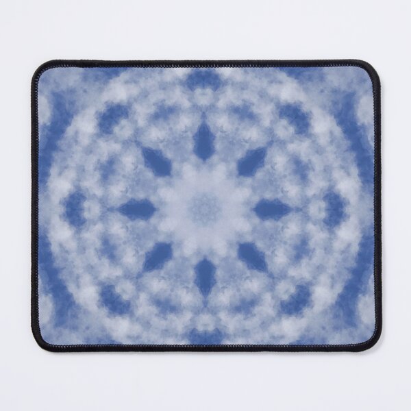 Item preview, Blue sky and white clouds mandala designed and sold by NatureArtUK.